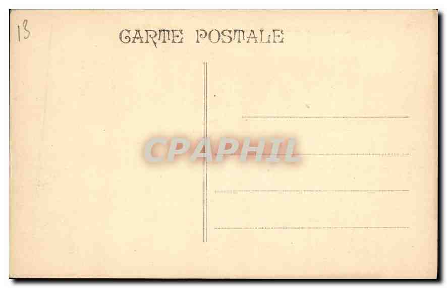 CPA Marseille Rue de la Republique Tramway — Verso