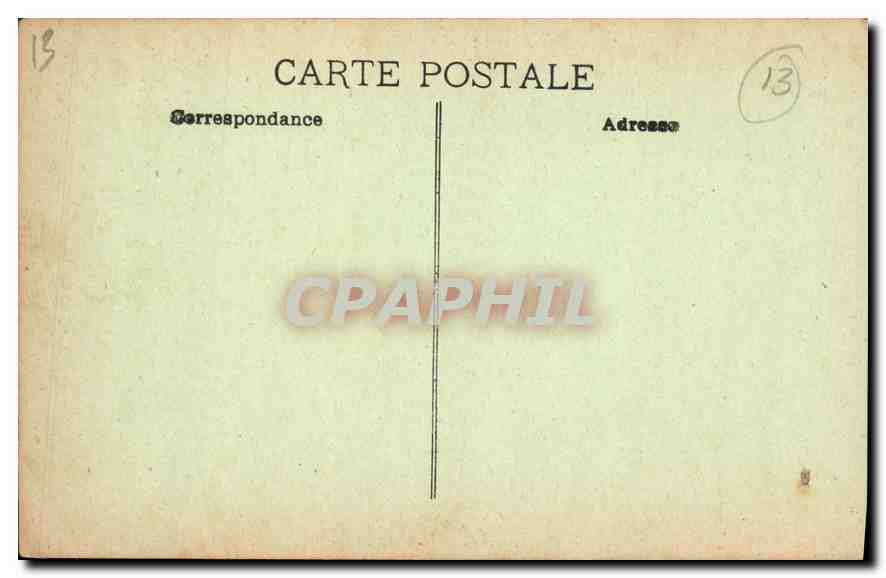 CPA Marseille Rue de la Republique  — Verso
