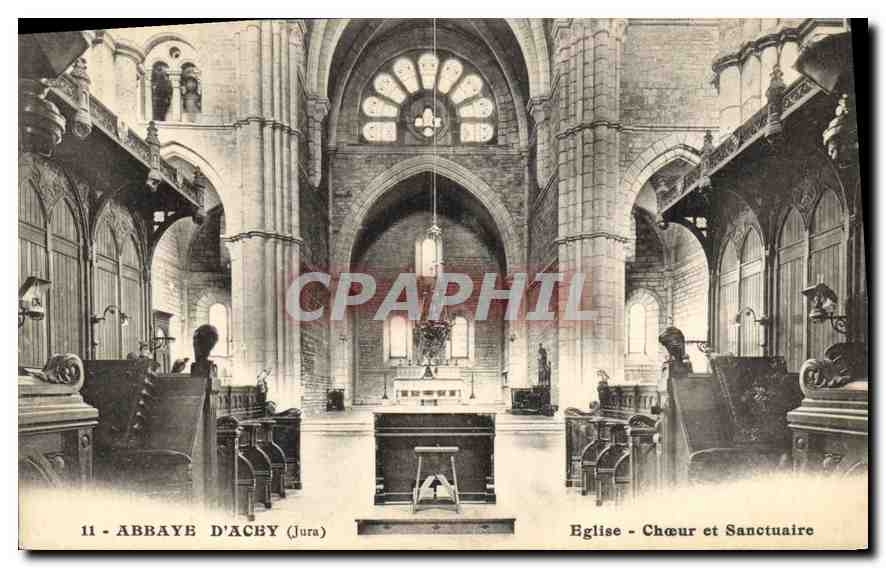 Abbaye d'Acby (Jura) — Église - Chœur et Sanctuaire — n°11