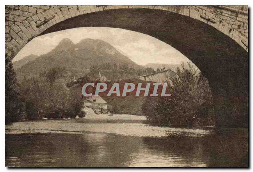 Vue sous le pont d'Avignon — St-Claude — Éd. A. Regad
