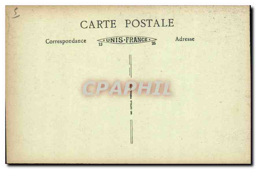 CPA Charlieu Loire l'Abbaye des Benedictines Salle Capitulaire  — Rückseite