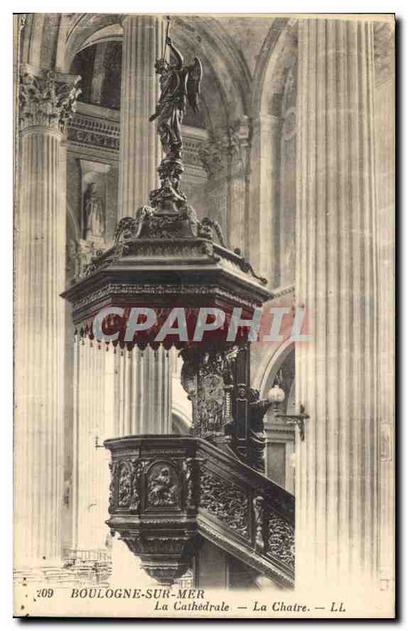 Boulogne-sur-Mer — La Cathédrale — La Chaire — LL — n°209