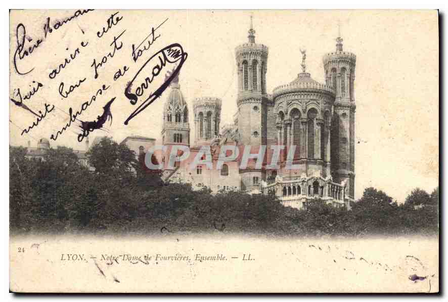 CPA Lyon Notre Dame de Fourvieres Ensemble 