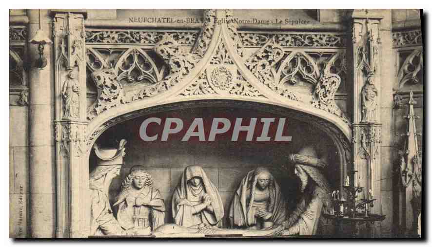 CPA Neufchatel en Bray Eglise Notre Dame 