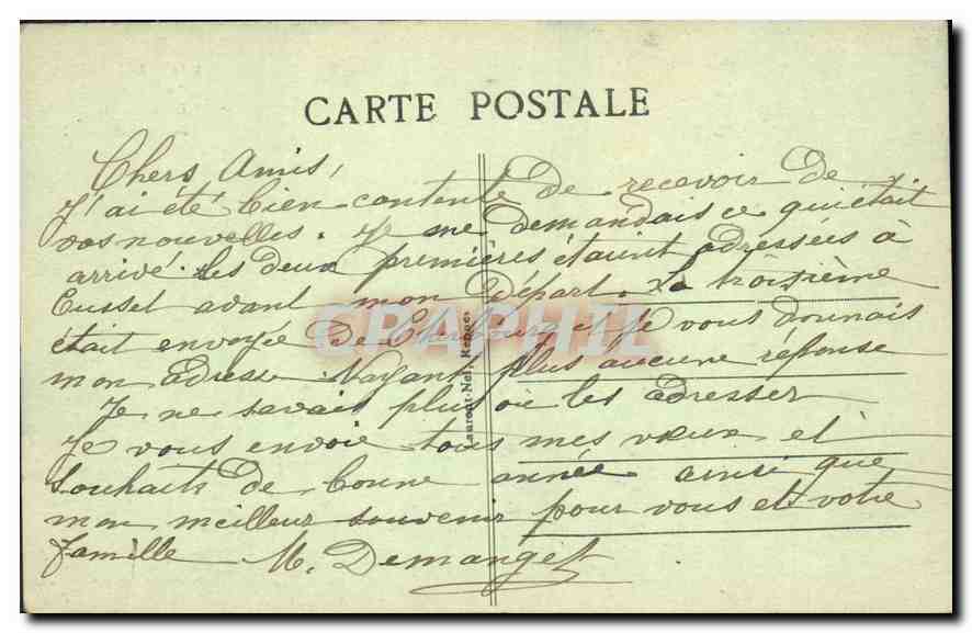 Avranches — Le Jardin public et Vue sur la Baie du Mont Saint-Michel — éditeur CPAPHIL, n° 3184 — Verso