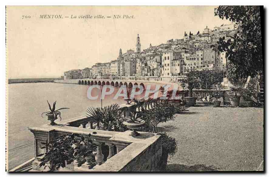 CPA Menton La vieille ville 