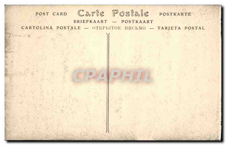CPA Menton La vieille ville  — Rückseite