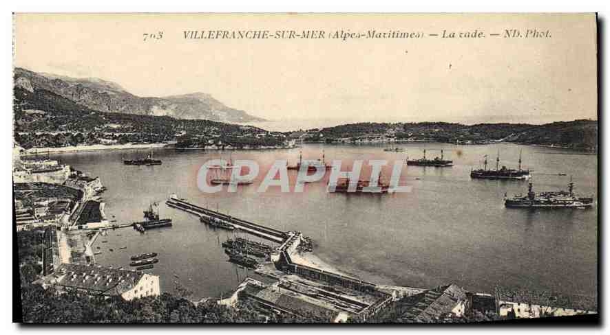 Villefranche-sur-Mer (Alpes-Maritimes) — La rada — ND. Phot.