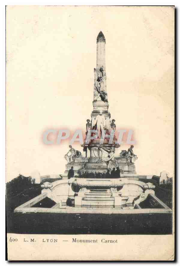 CPA Lyon Monument Carnot 