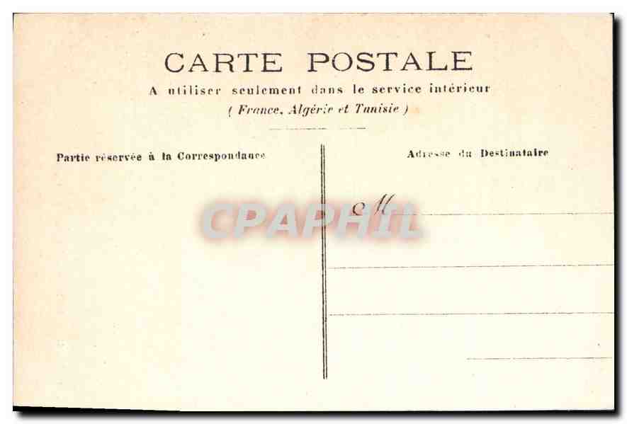 CPA Lyon Monument Carnot  — Verso