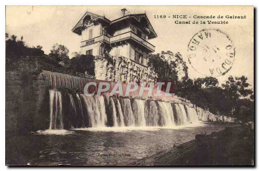 CPA Nice Cascade de Gairaut Canel de la Vesuble 