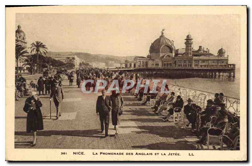 CPA Nice La Promenade des Anglais et la Jetee 