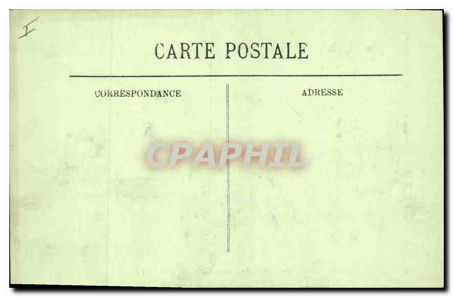 CPA Bourges La Cathedrale Vue du Jardin de l'Archeveche  — Rückseite