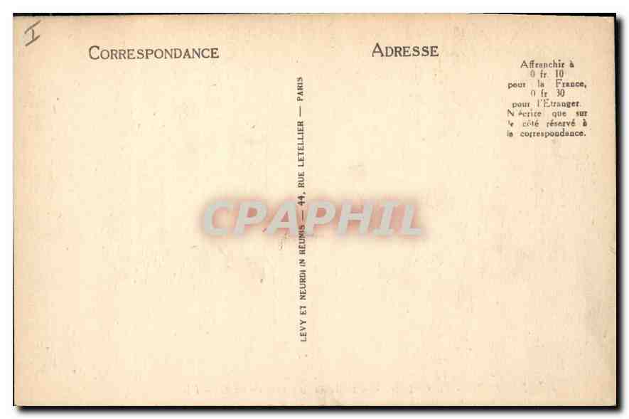 CPA Bourges La Cathedrale Haut de la Porte Centrale  — Rückseite
