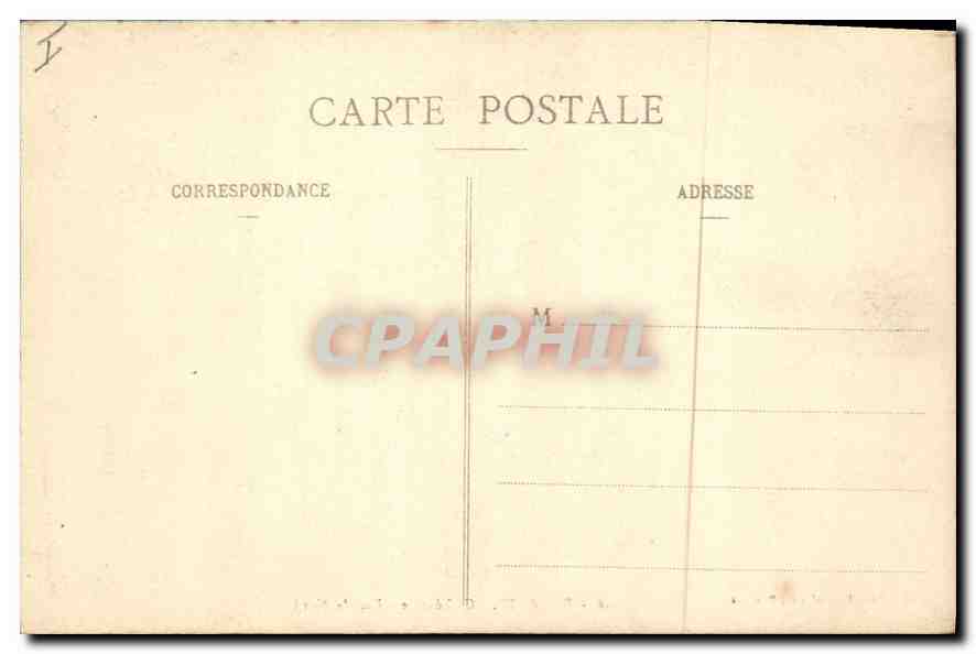 CPA Bourges Collegiale St Ursin Tympan  Cathedrale Facade Nord  — Rückseite