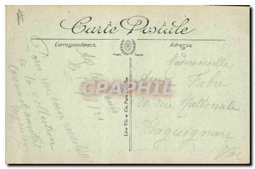 CPA Aix les Bains Le Lac du Bourget le Petit Port et la Dent du Chat  — Verso
