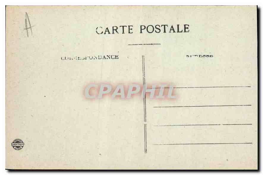 CPA Aix les Bains Le Lac du Borget et la Dent du Chat  — Verso