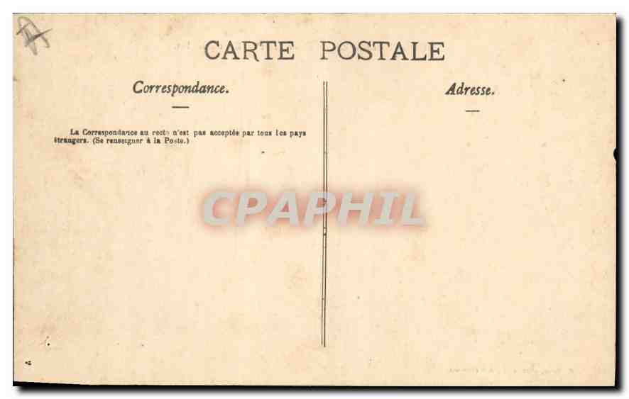 CPA Aix les Bains Lac du Borget et la Dent du Chat  — Verso