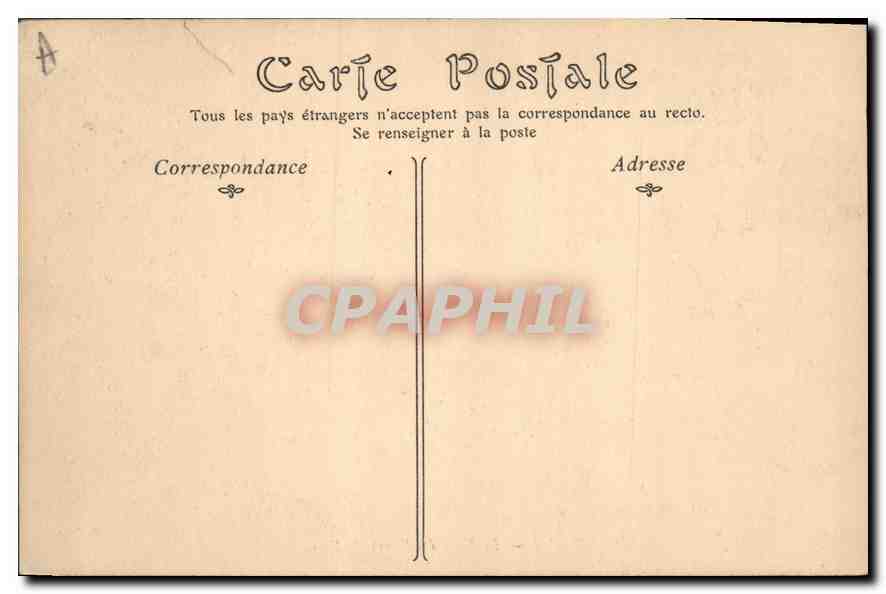 CPA Aix les Bains La Villa des fleurs — Rückseite