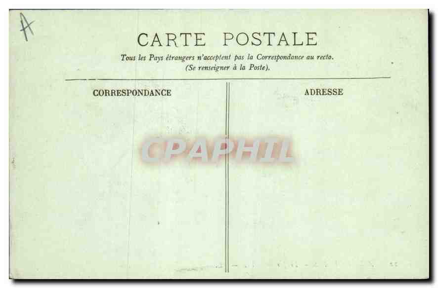 CPA Aix les Bain Le Jardin Public  — Verso