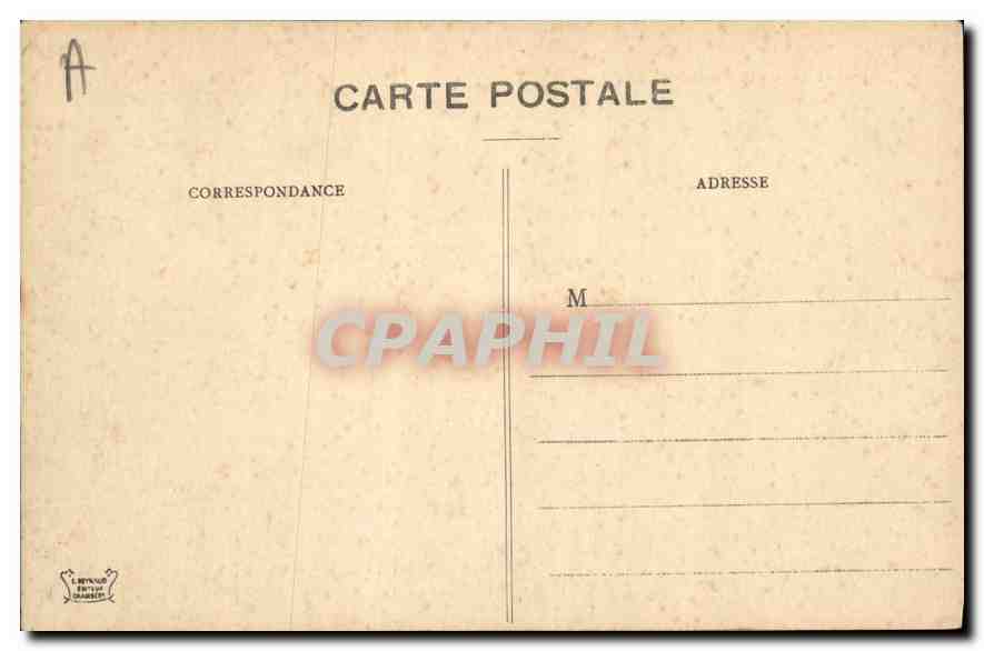 CPA Ligne d'Aix les Bains Culoz Tunnel de Brison  — Rückseite