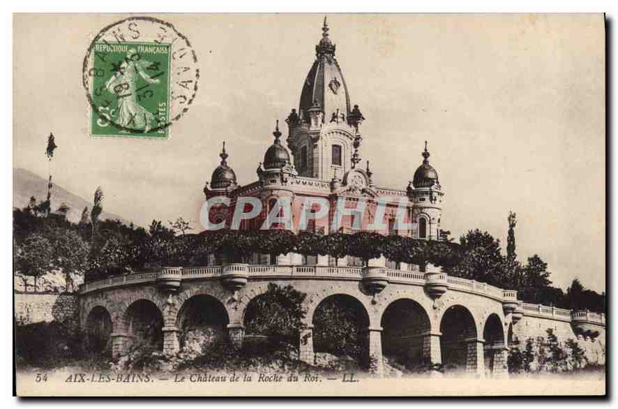 CPA Aix les Bain Le Chateau de la Roche du Roi 