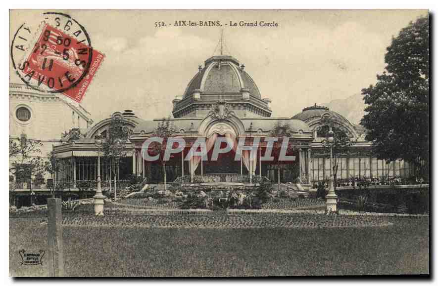 CPA Aix les Bains Le Grand Cercle 