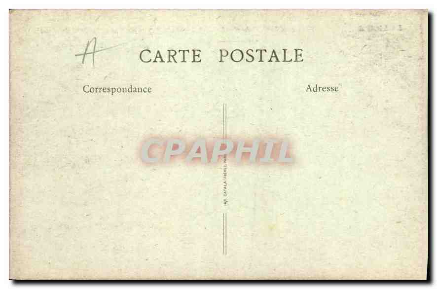 CPA Aix les Bains Hotel Le Chateau de la Roche du Roi et la Dent du Chat  — Rückseite