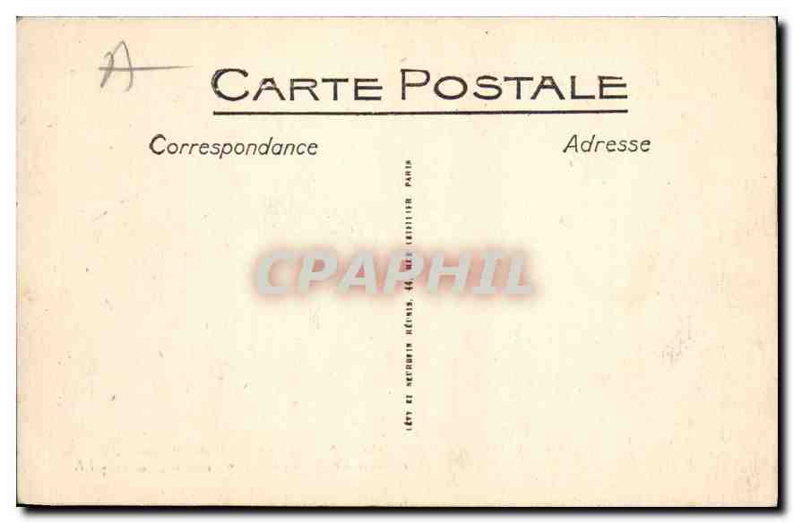 CPA Aix les Bains Hotel l'Abbaye d'Hautecombe Ancienne necropole des Princes de Sevoic  — Rückseite