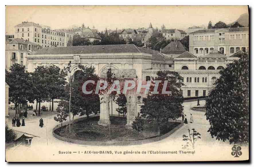 CPA Savoie Aix les Bains Vue generale de l'Etablisement Thermal 