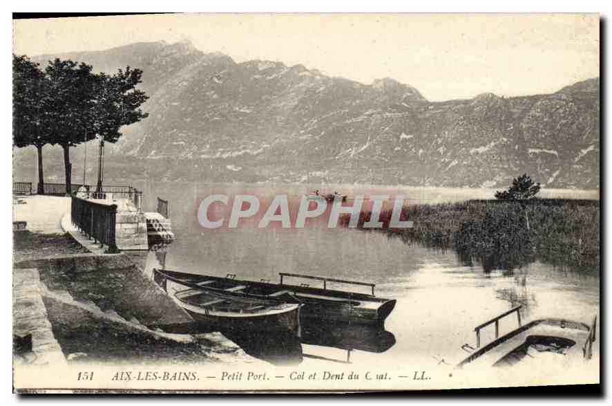 CPA Aix les Bains Petit Port Col et Dent 