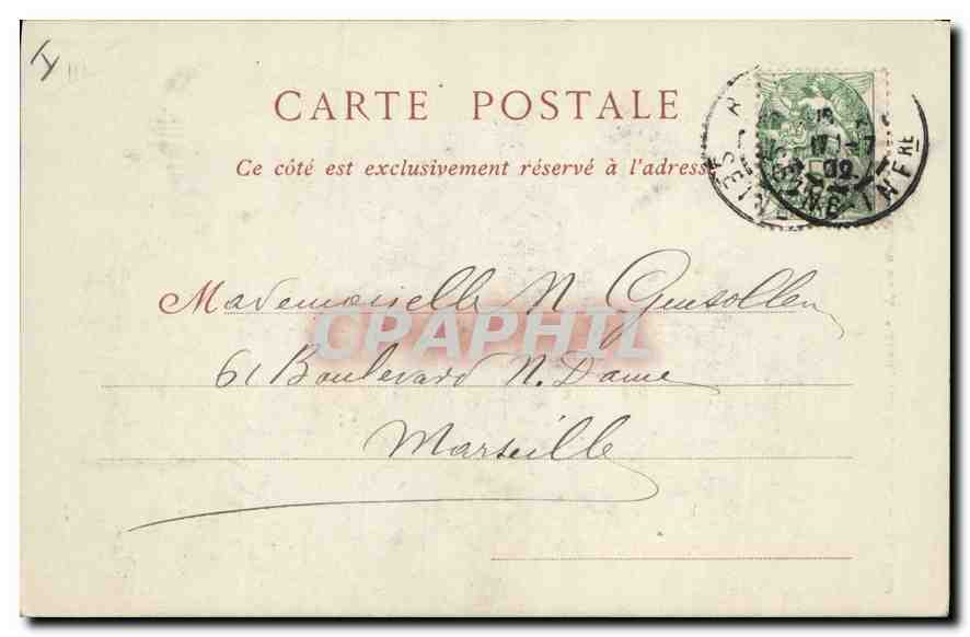 CPA Rouen Maison du XV Rue St Romain  — Verso