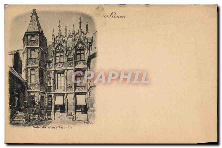 CPA Rouen Hotel de Bourgtheroulde 