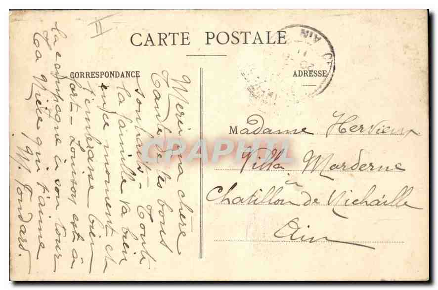 CPA Rouen Le Pont aux Anglais  — Verso