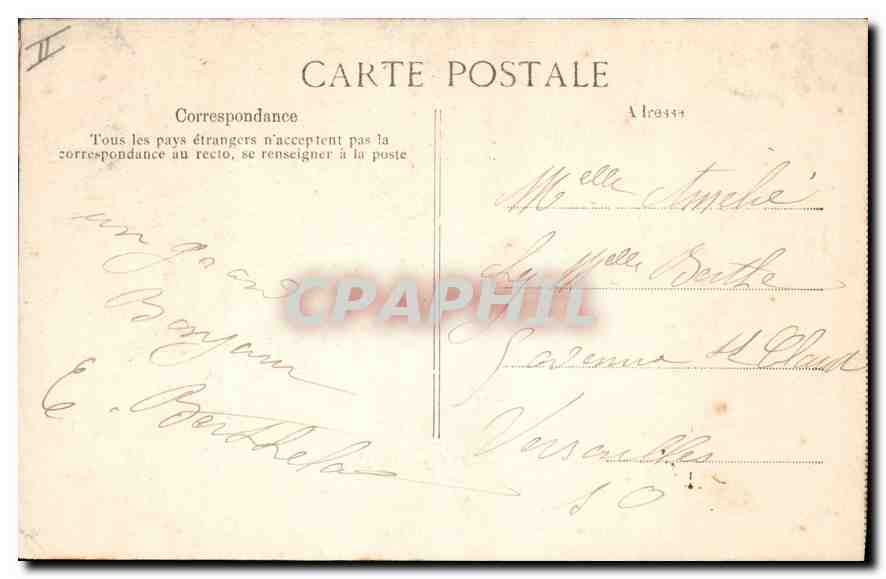 CPA Rouen Pointe de l'Ille Lacroix et vue du quai de Paris  — Verso