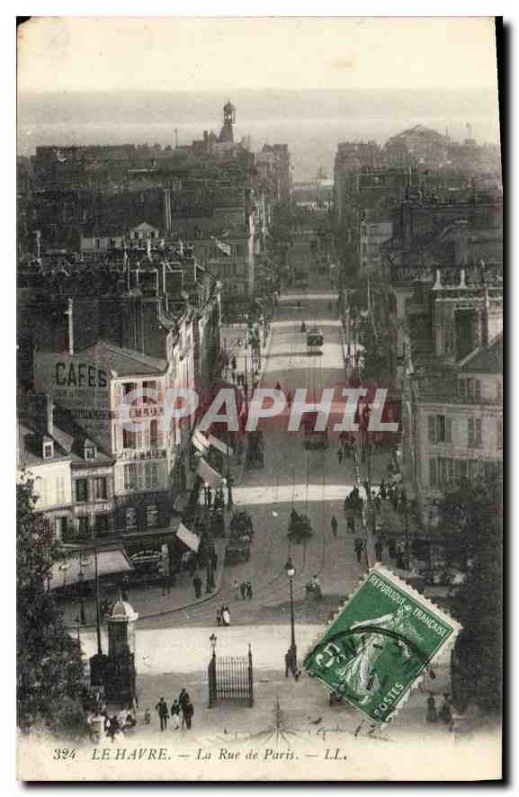 CPA Le Havre la Rue de Paris 