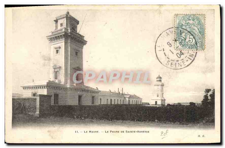 CPA Le Havre le Phare de Sainte Adresse 