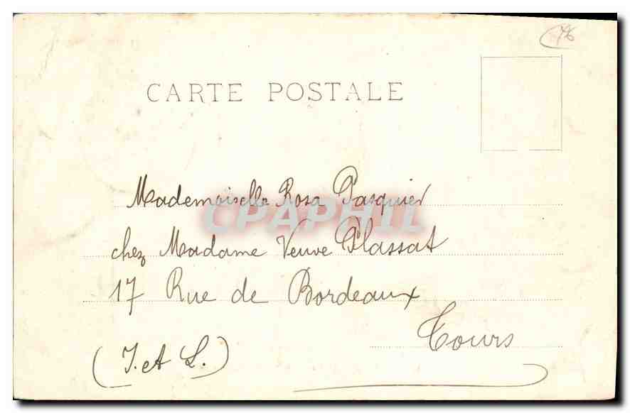 CPA Le Havre le Phare de Sainte Adresse  — Rückseite