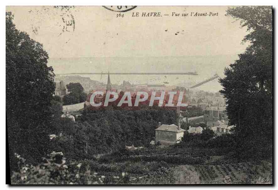 CPA Le Havre vue sur l'Avant Port 