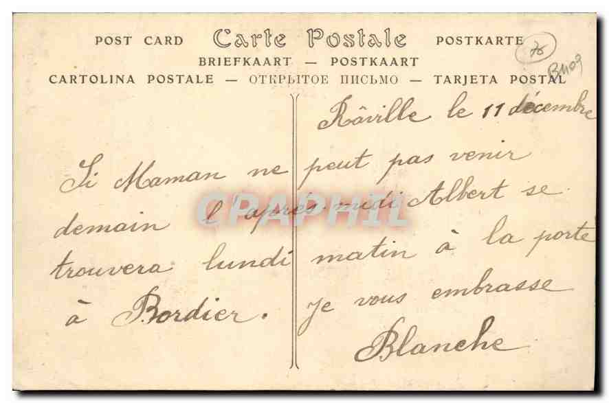 CPA Le Havre les Phares de la Heve  — Rückseite