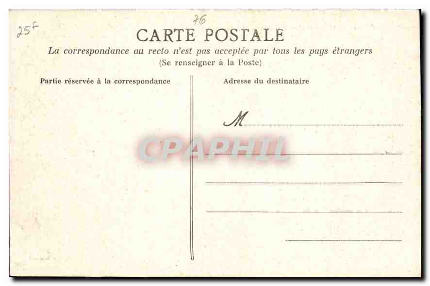 CPA Le Havre Boulevard Maritime au fond le Palais des Regates  — Rückseite