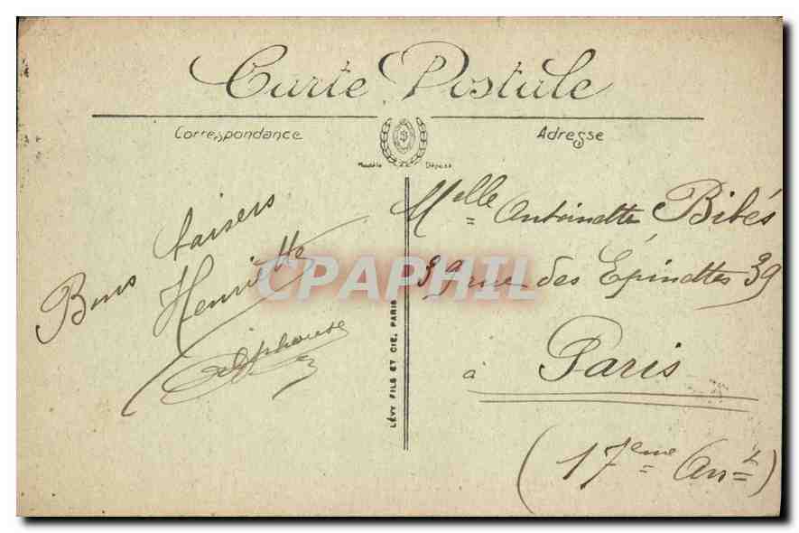CPA Le Havre Quai Lamblardie  — Rückseite