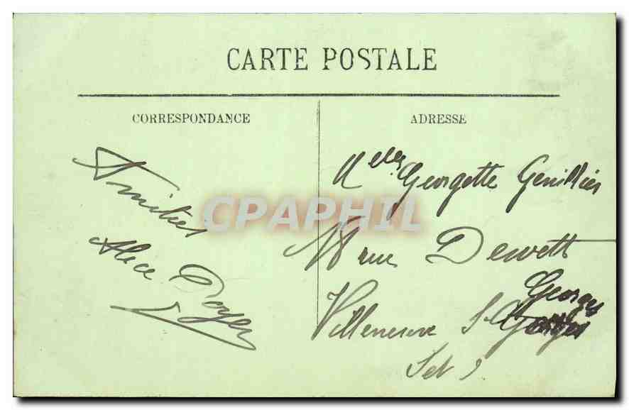 CPA Le Havre la Rue de Paris  — Rückseite