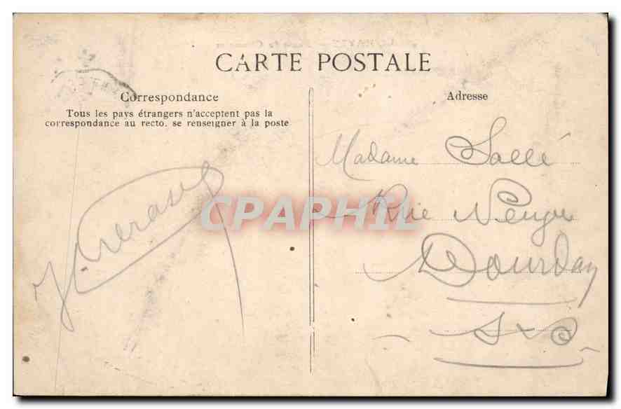 CPA Le Havre Bassin du Commerce  — Rückseite