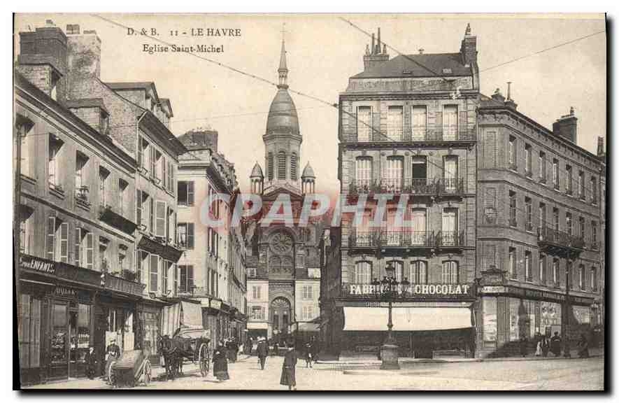 CPA Le Havre Eglise Saint Michel 