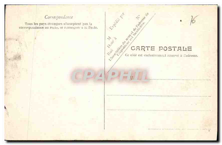 CPA Le Havre les Phares  — Rückseite