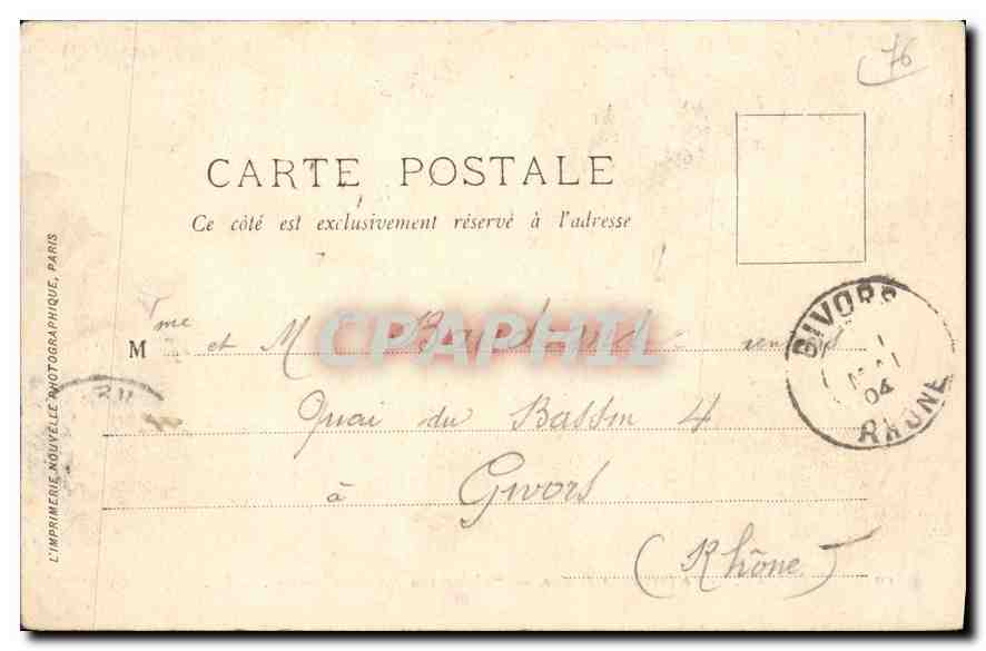 CPA Le Havre le Port et les Bassins l'Augustin Normand sortant  — Rückseite