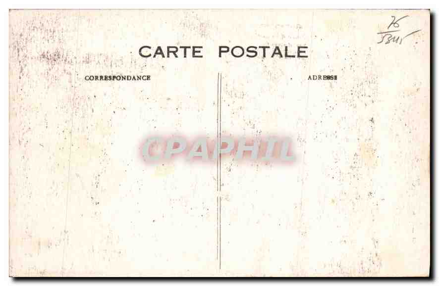 CPA Le Havre Gros Temps a la Digue Nord  — Rückseite
