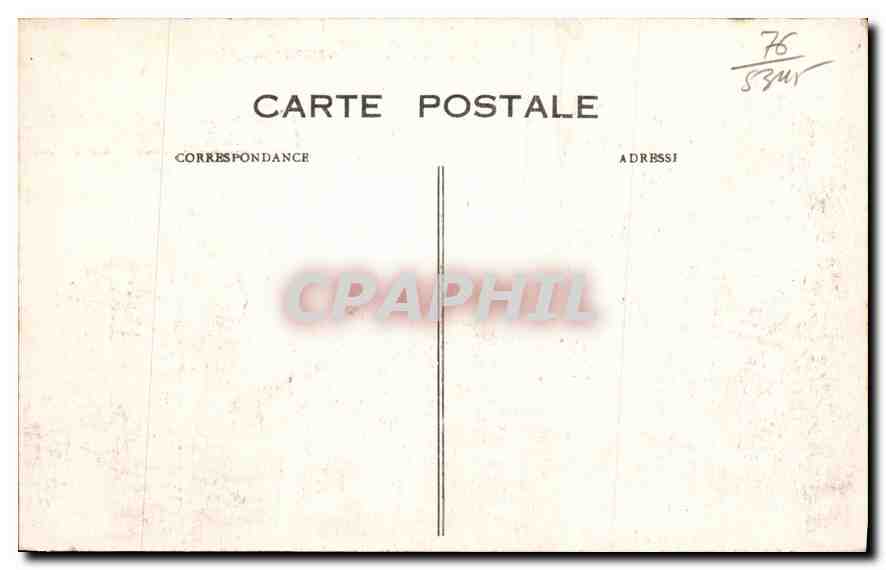 CPA Le Havre le Paquebot Paris en Mer Bateau — Rückseite
