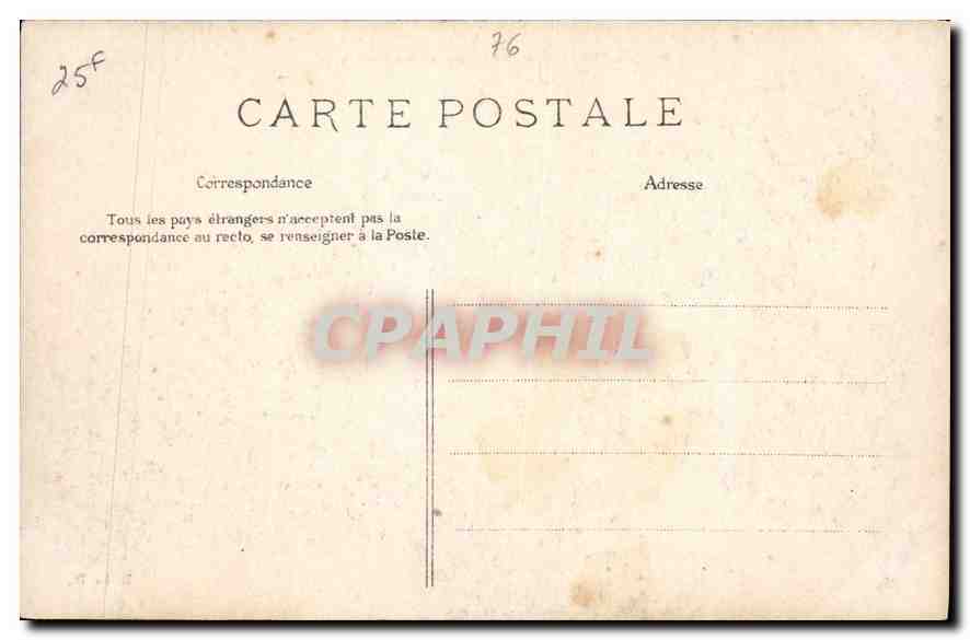 CPA Le Havre Bassin du Commerce  — Rückseite